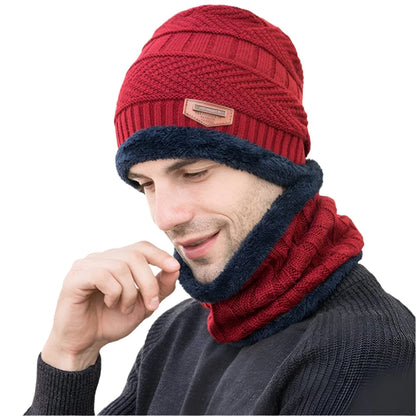 GarbPlanet 3 In 1 Winter Beanie Scarf And Gloves Set