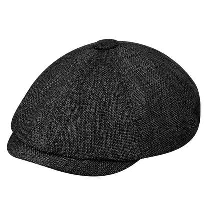 GarbPlanet Black 1 Men's Vintage Retro Tweed Peaky Blinders Hats