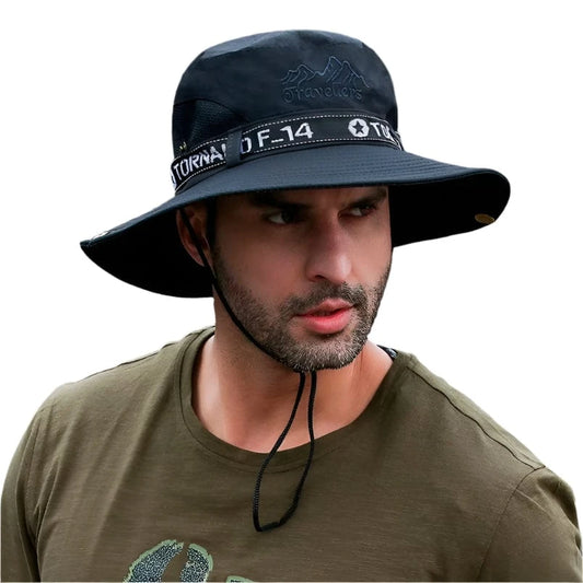 GarbPlanet Black Fashion Summer Boonie Hat