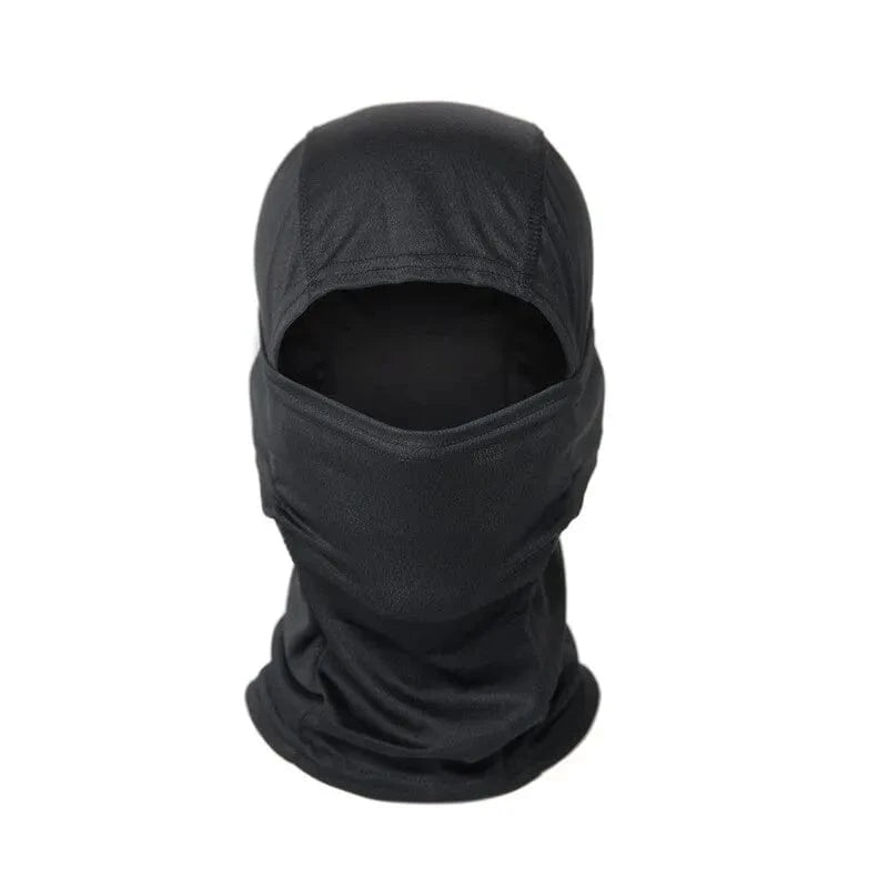 GarbPlanet black Outdoor Tactical Balaclava Bicycle Riding Windproof Full Cover Hunting Hiking Head Warm Shield Ski Scarf Camping sun protection