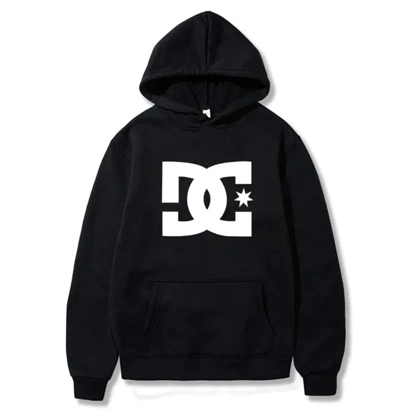 GarbPlanet Black / S Men's DC Sports Hoodie