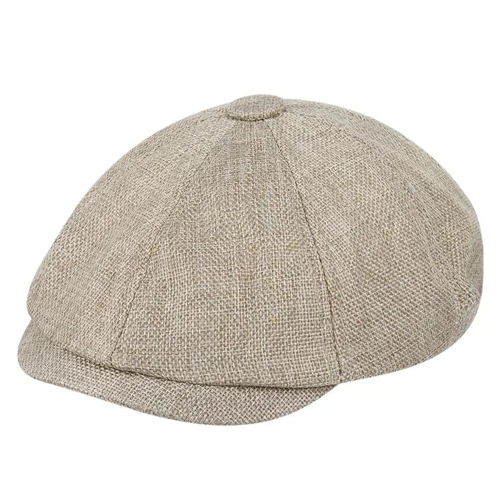 GarbPlanet Brown Men's Vintage Retro Tweed Peaky Blinders Hats