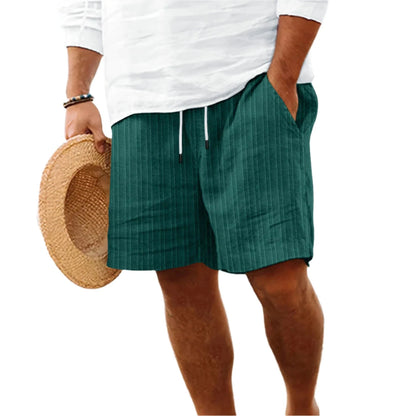 GarbPlanet Dark green / S Men's Summer Casual Shorts