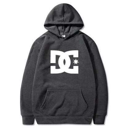 GarbPlanet Dark Grey / S Men's DC Sports Hoodie