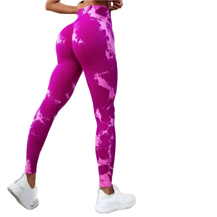 GarbPlanet Dazzling/Rose / S Women's Exercise High Waist Leggings