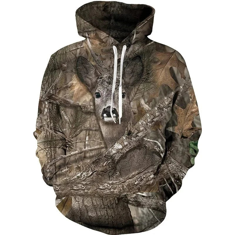 GarbPlanet DH87CJG22AS / S Men Outdoor Sportwear Hoodie Camouflage Trip Tactical Training Hunting Long Sleeve Pullover Casual Hot-selling Spring Autumn New