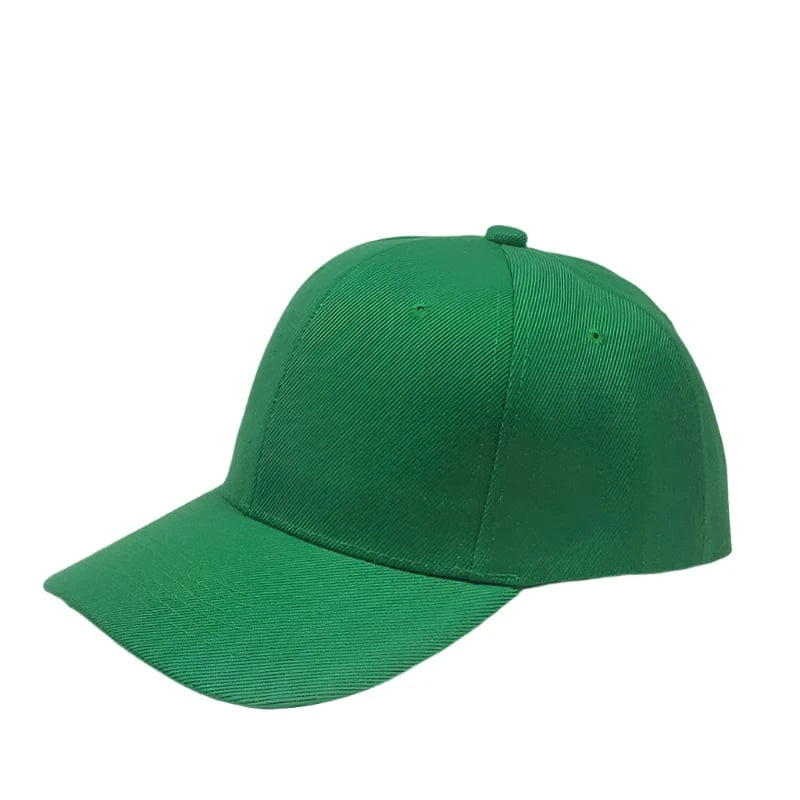 GarbPlanet Green Baseball Cap With Adjustable Strap