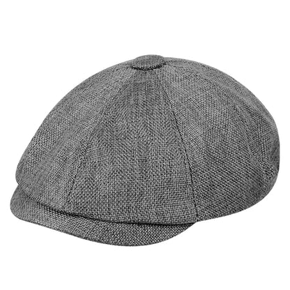 GarbPlanet Grey 1 Men's Vintage Retro Tweed Peaky Blinders Hats