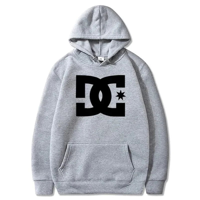 GarbPlanet Grey / S Men's DC Sports Hoodie