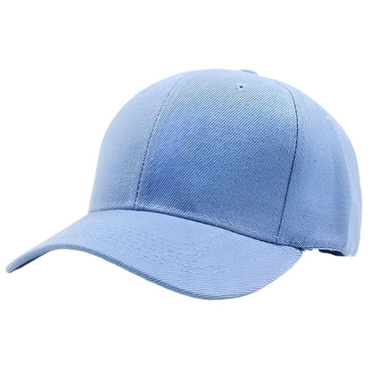 GarbPlanet Light Blue Baseball Cap With Adjustable Strap