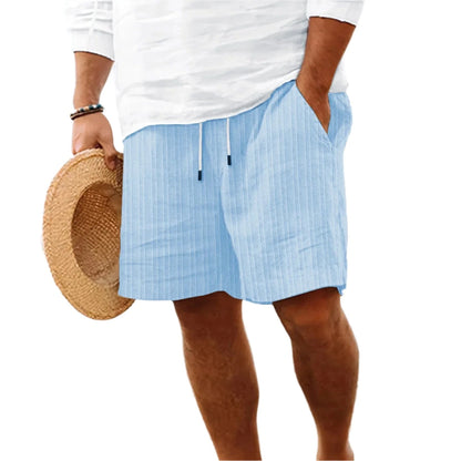 GarbPlanet Light blue / S Men's Summer Casual Shorts