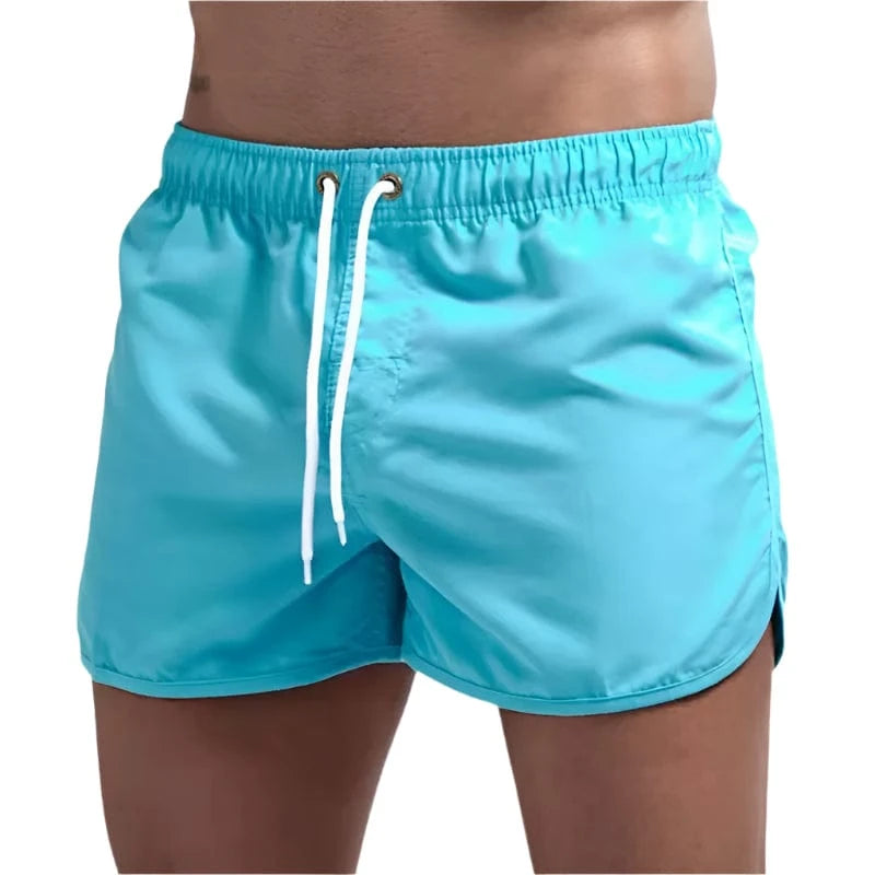 GarbPlanet Light Blue Short / M Men's Summer Casual Shorts