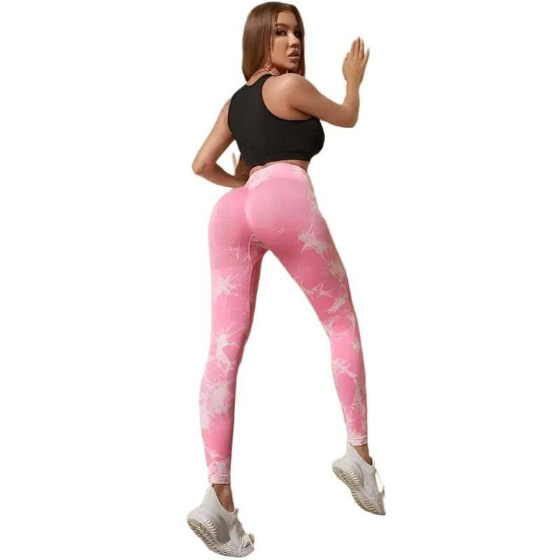 GarbPlanet Light/Pink / S Women's Exercise High Waist Leggings