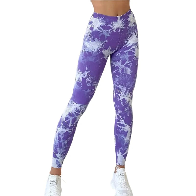 GarbPlanet Lilac / S Women's Exercise High Waist Leggings