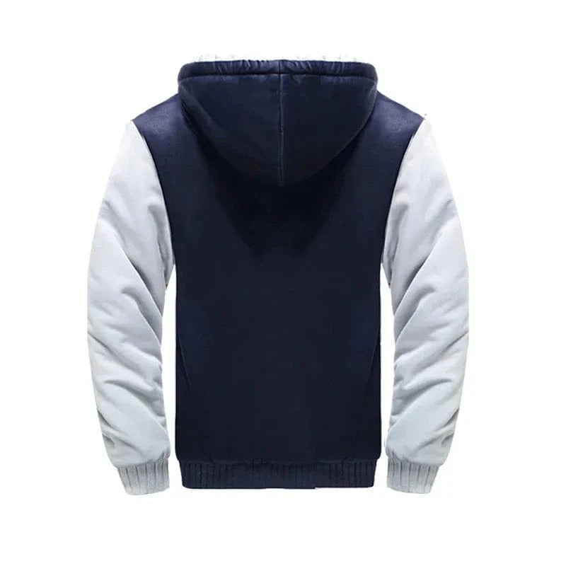 GarbPlanet Men's Fleece Lining Hoodie Jacket