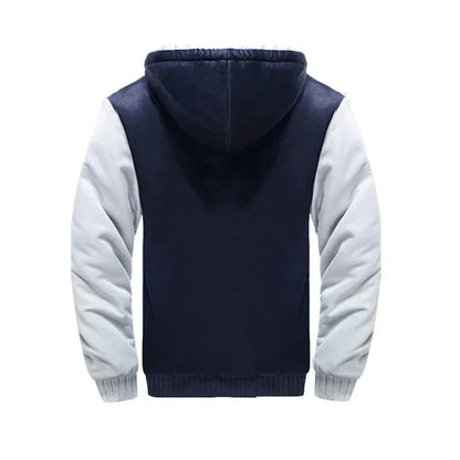 GarbPlanet Men's Fleece Lining Hoodie Jacket