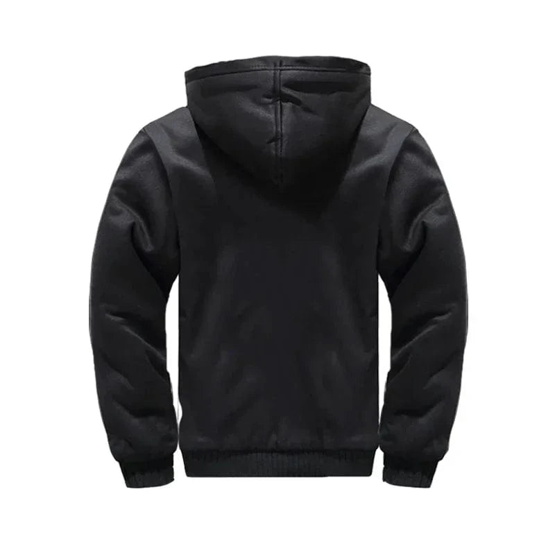 GarbPlanet Men's Fleece Lining Hoodie Jacket