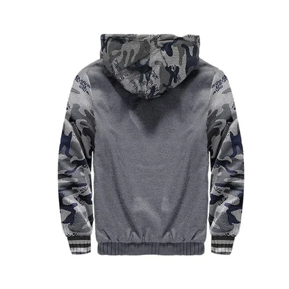 GarbPlanet Men's Fleece Lining Hoodie Jacket