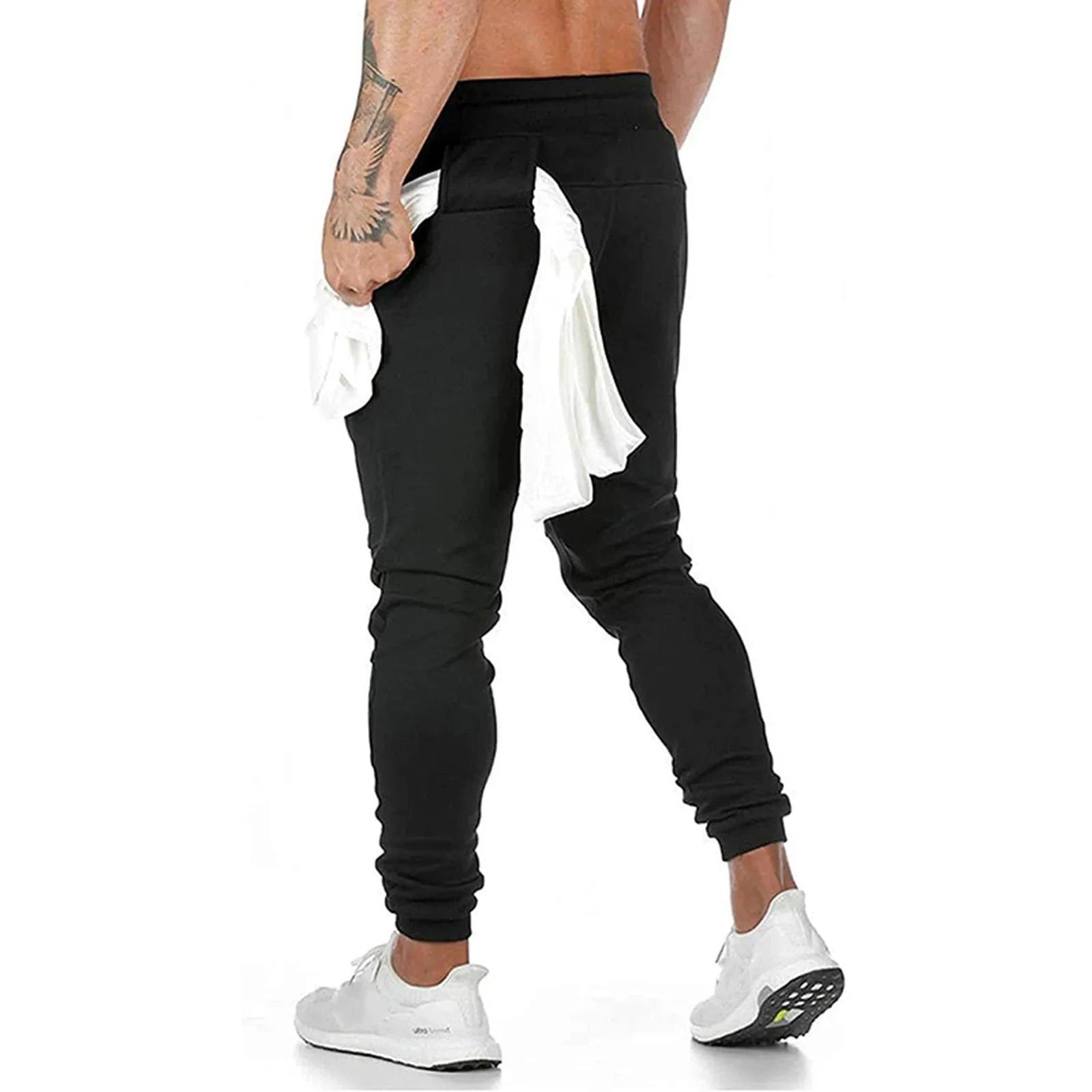 GarbPlanet Men's Gym Workout Running Athletic Joggers