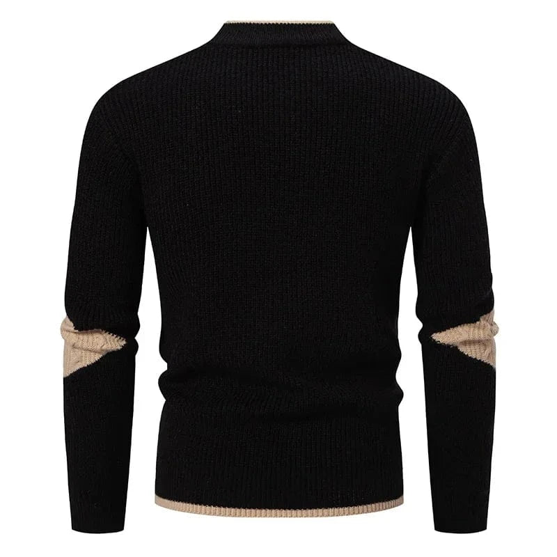 GarbPlanet Men's Stylish Geometric Pattern Sweater