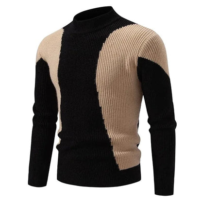 GarbPlanet Men's Stylish Geometric Pattern Sweater