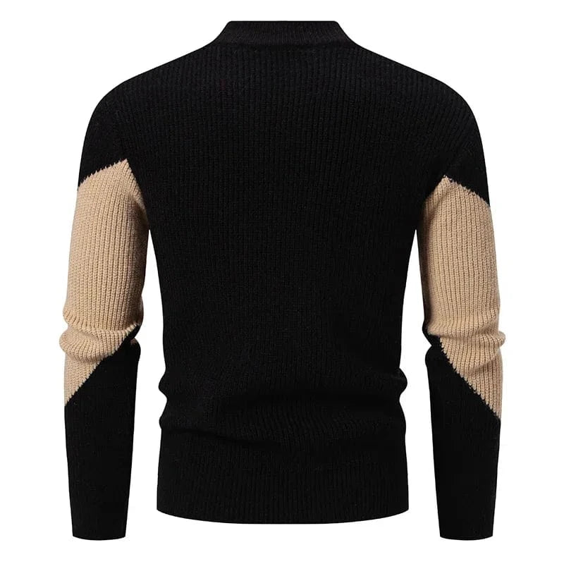 GarbPlanet Men's Stylish Geometric Pattern Sweater