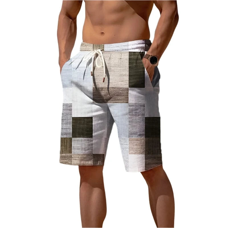 GarbPlanet Men's Summer Shorts With Pockets