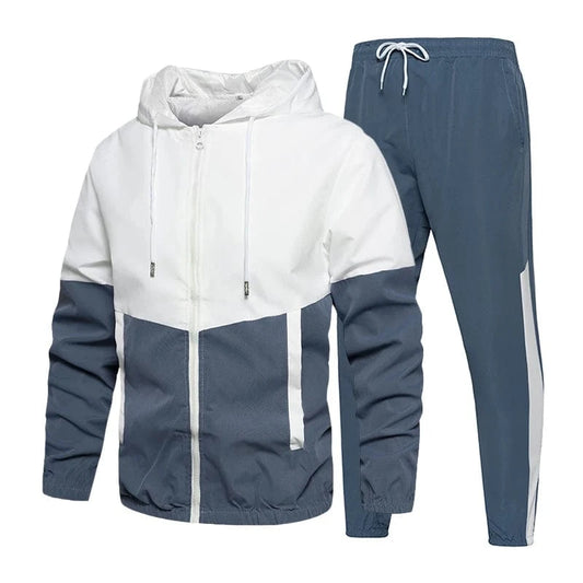 GarbPlanet Men’s Two-Piece Tracksuit Set