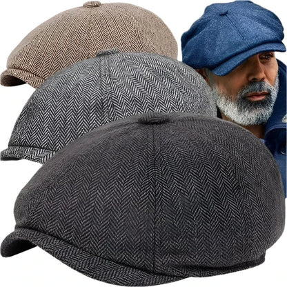 GarbPlanet Men's Vintage Retro Tweed Peaky Blinders Hats