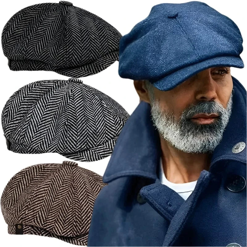 GarbPlanet Men's Vintage Retro Tweed Peaky Blinders Hats