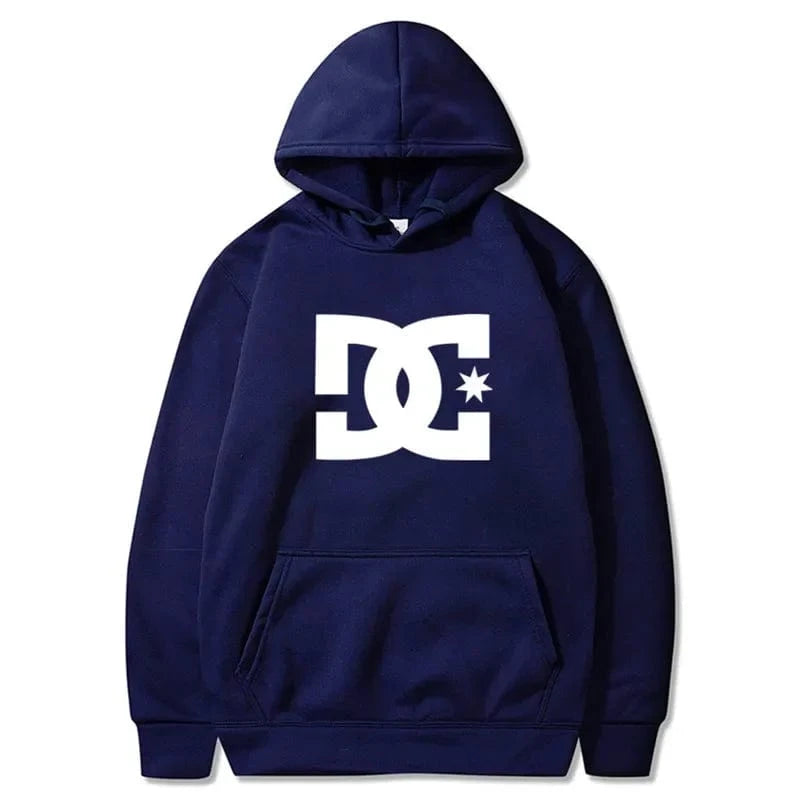 GarbPlanet Navy Blue / S Men's DC Sports Hoodie