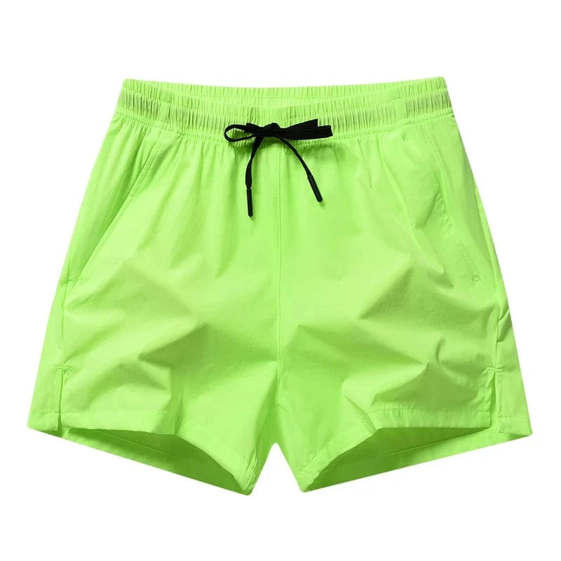 GarbPlanet Neon Green / S Men's Quick Drying Sports Shorts