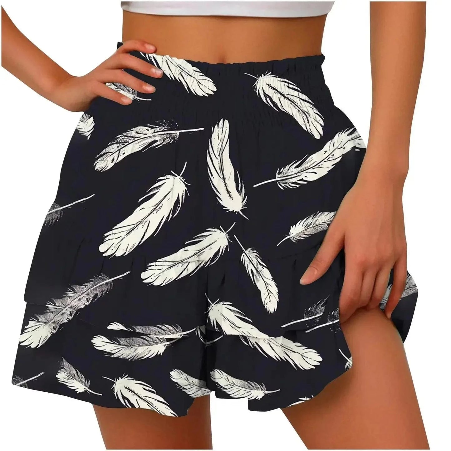 GarbPlanet Nine / S Women's Wide Leg Shorts