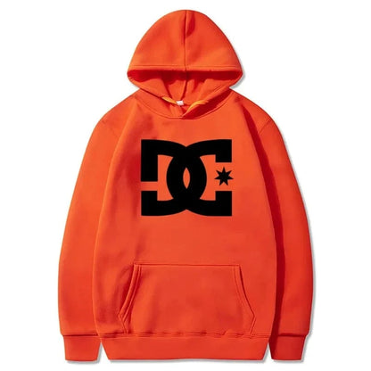 GarbPlanet Orange / S Men's DC Sports Hoodie