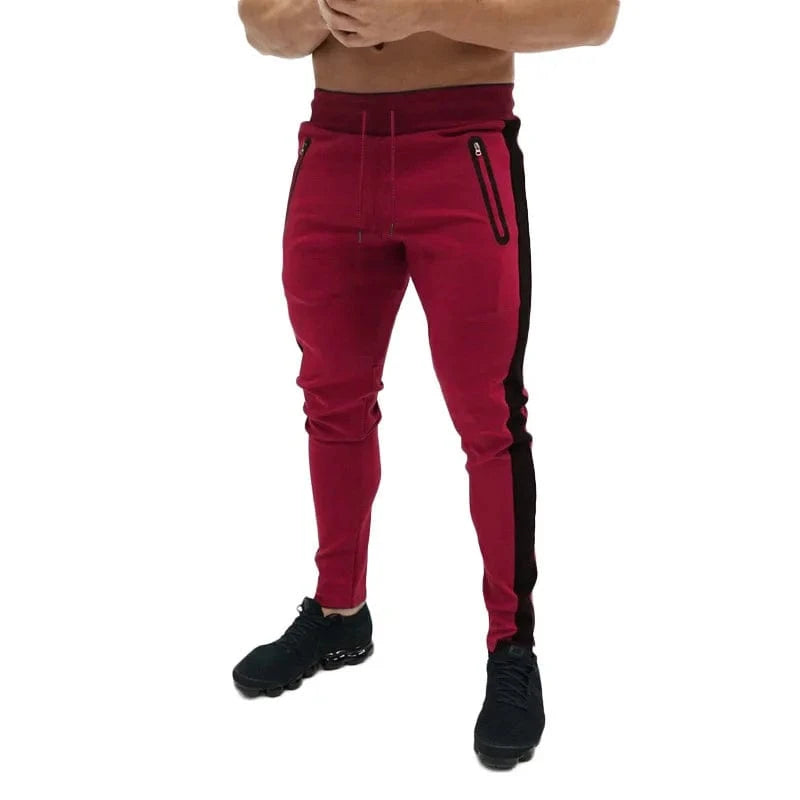 GarbPlanet Red / S Men’s Casual Wear And Fitness Bottoms