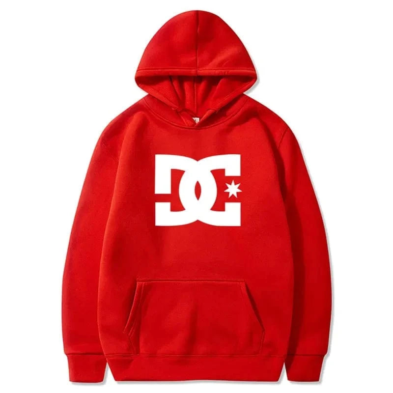 GarbPlanet Red / S Men's DC Sports Hoodie