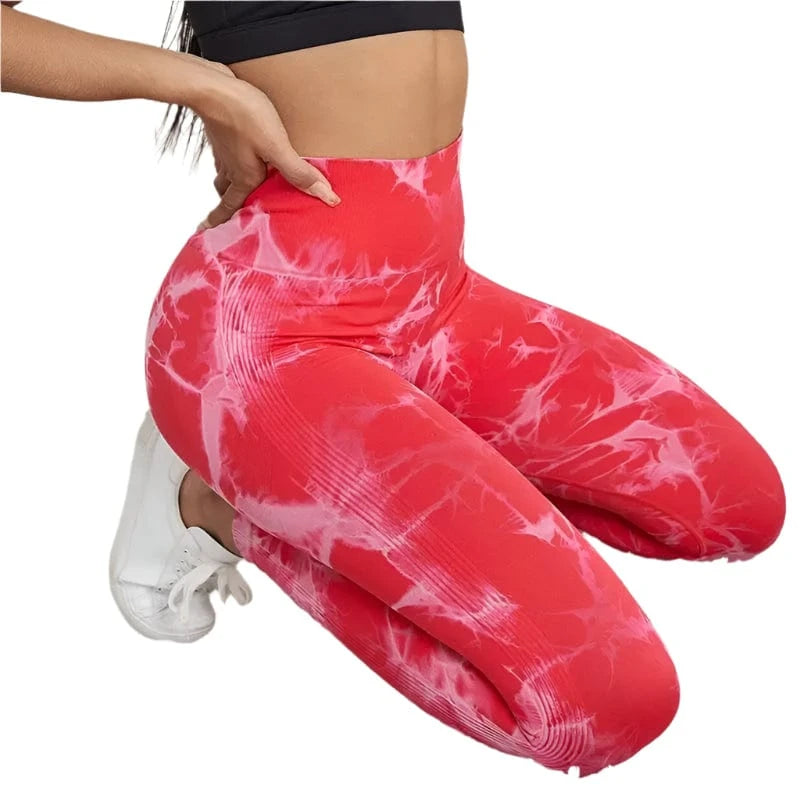 GarbPlanet Rose / S Women's Exercise High Waist Leggings