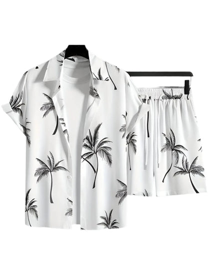 GarbPlanet Set One / S Men's Short-sleeved Shirt And Shorts