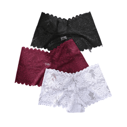 GarbPlanet Set1 / S Women's V-Waist Floral Underwear