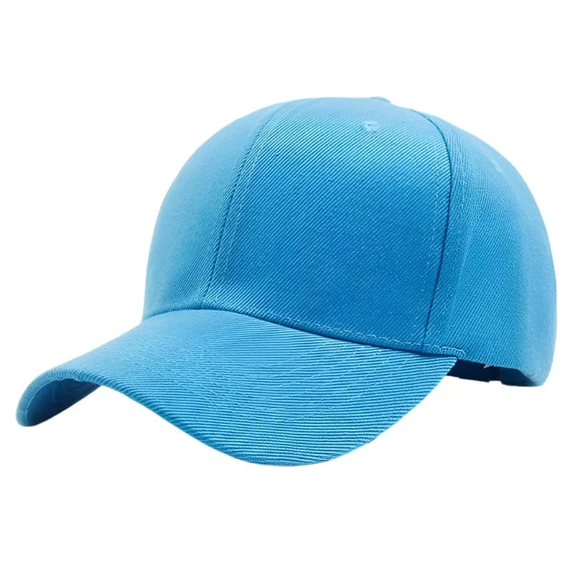 GarbPlanet Sky Blue Baseball Cap With Adjustable Strap