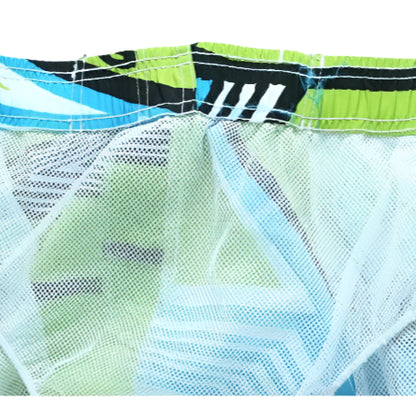 GarbPlanet Summer Men Quick-drying Beachwear Plus Size Swimsuit Shorts Male Fashion Casual Loose Hawaii Printing Surf Board Shorts