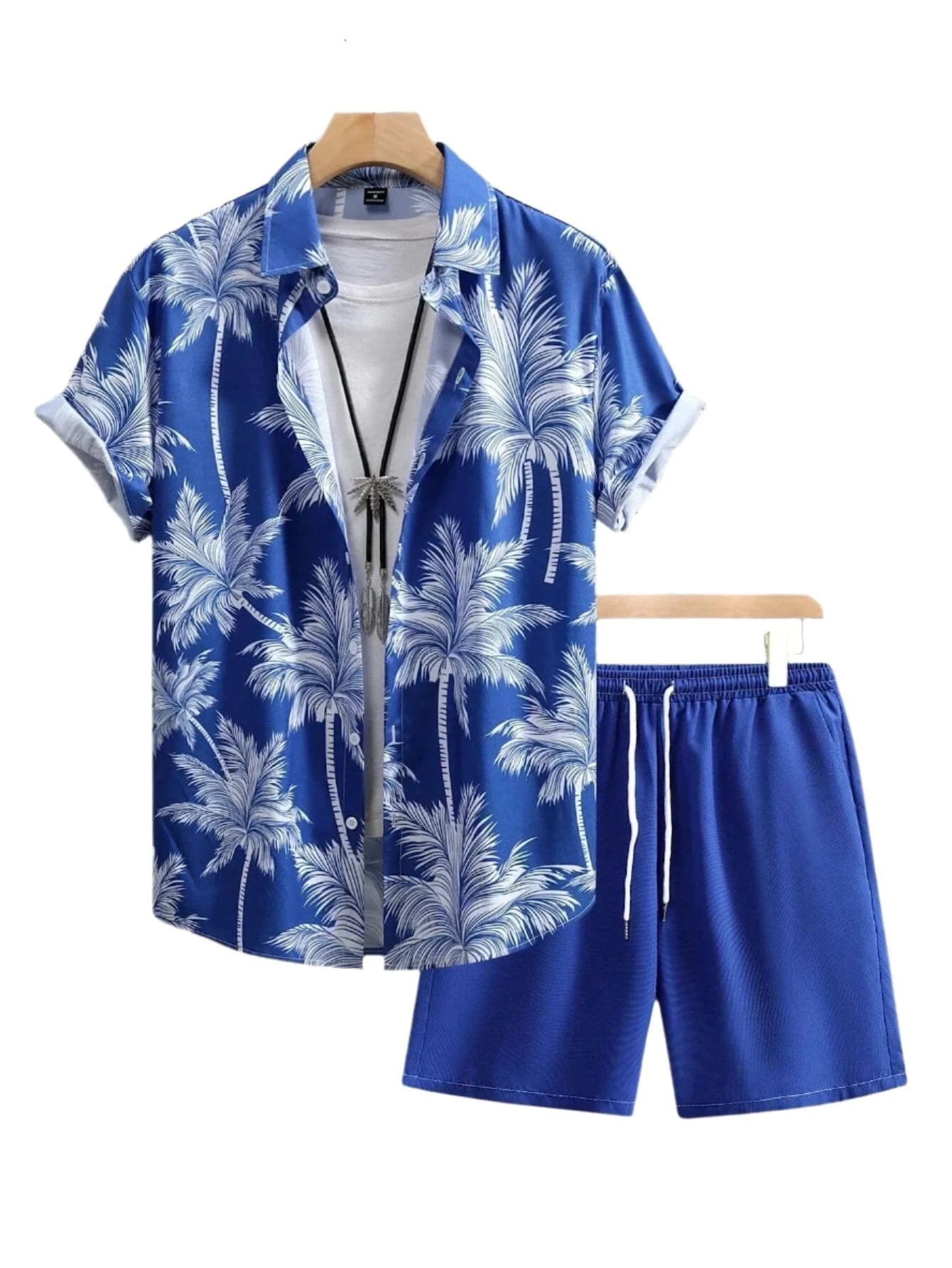 GarbPlanet Twelve / S Men's Summer Shirt And Shorts Set