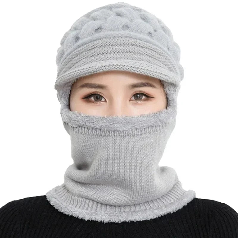 GarbPlanet Winter Beanie And Neck Warmer Set