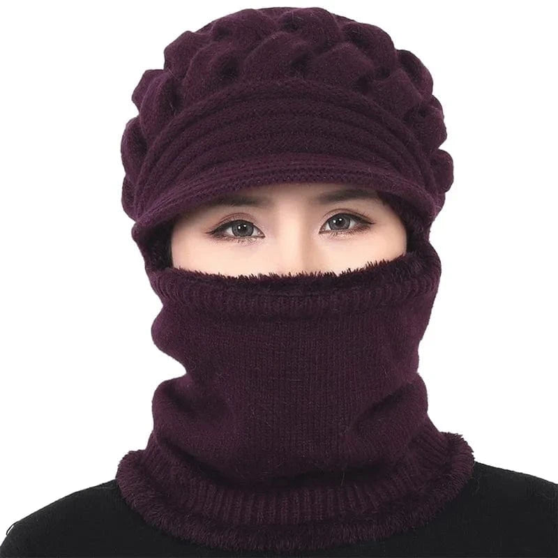 GarbPlanet Winter Beanie And Neck Warmer Set