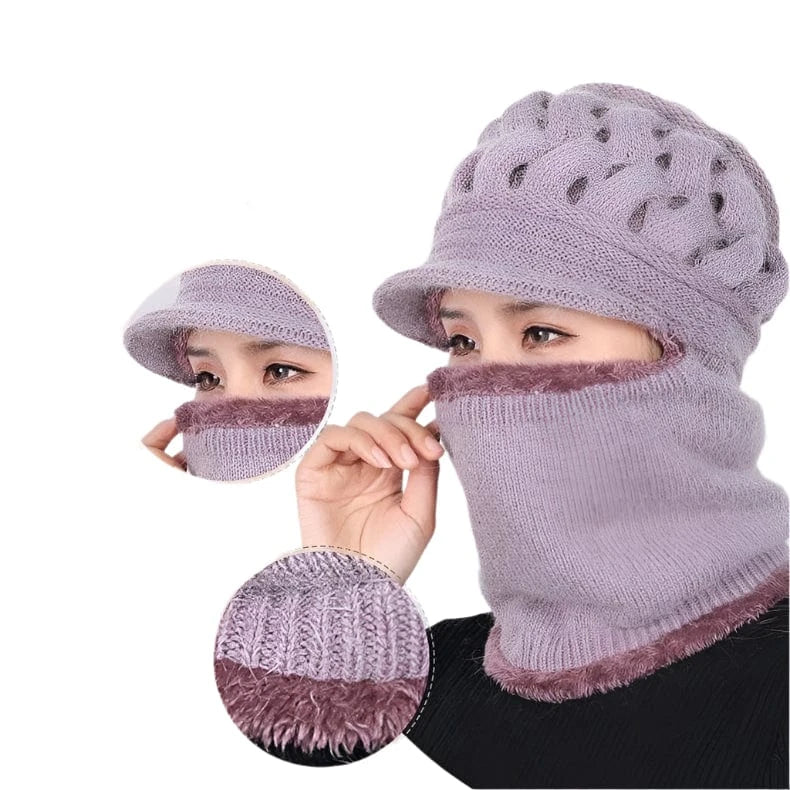 GarbPlanet Winter Beanie And Neck Warmer Set