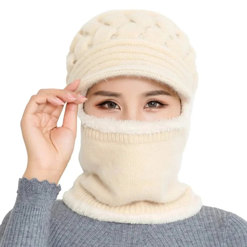 GarbPlanet Winter Beanie And Neck Warmer Set