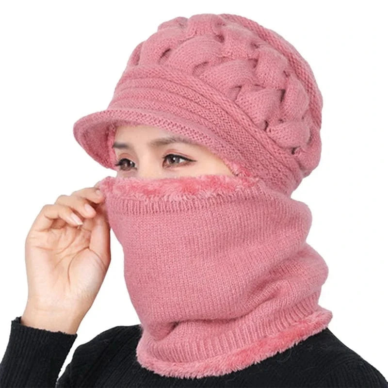 GarbPlanet Winter Beanie And Neck Warmer Set