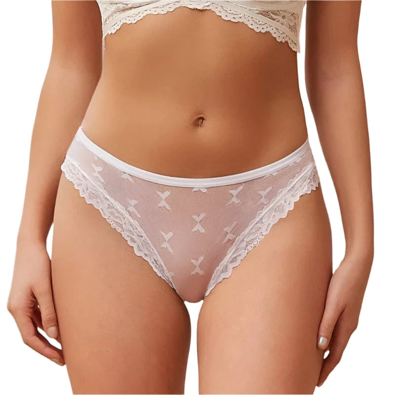 GarbPlanet Women's 5 Piece Set Perspective Lace Underwear