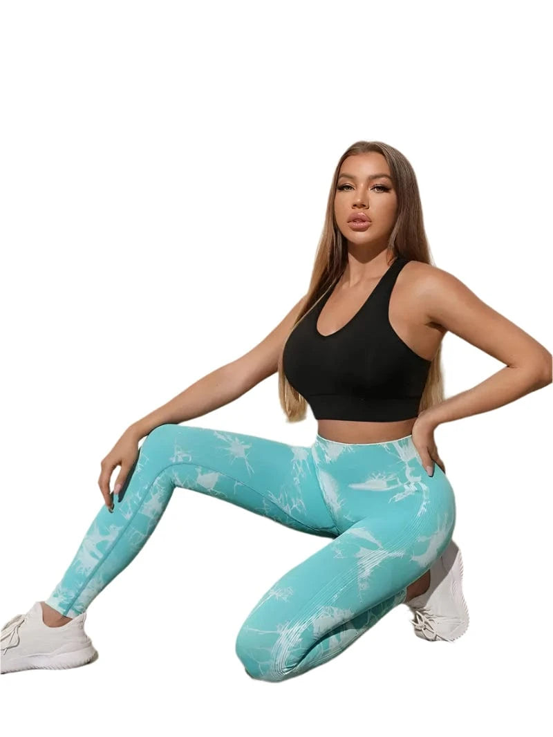 GarbPlanet Women's Exercise High Waist Leggings