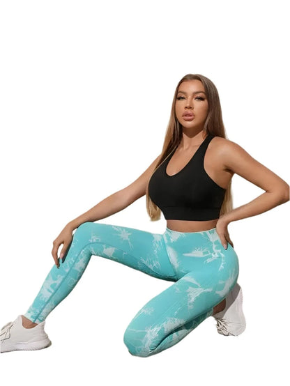 GarbPlanet Women's Exercise High Waist Leggings